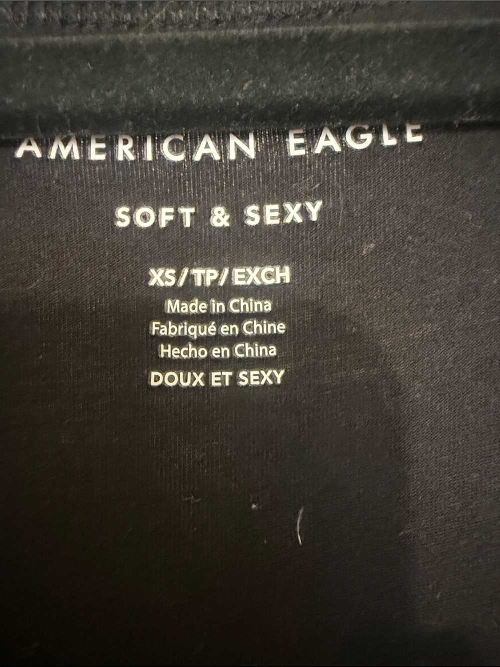 American Eagle Outfitters Black Floral Embroidered Henley Tunic - Picture 2 of 3
